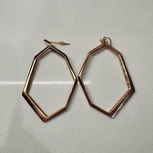 Kendra Scott Octagonal Rose Gold Earrings